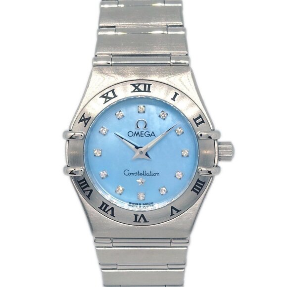 Omega Constellation Quartz Watch SS Diamond 134038 - Picture 1 of 7
